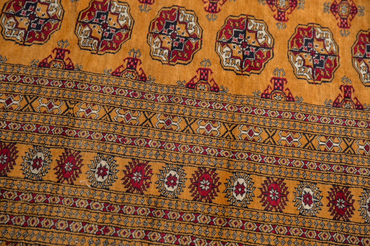 10x14 Vintage Fine Pakistani Bokhara Design Carpet