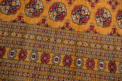 10x14 Vintage Fine Pakistani Bokhara Design Carpet