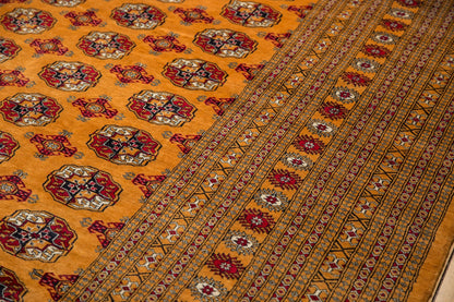 10x14 Vintage Fine Pakistani Bokhara Design Carpet
