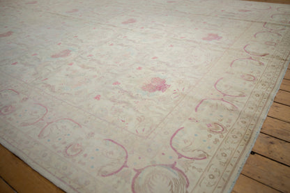 10x14 Vintage Distressed Bulgarian Kerman Design Carpet
