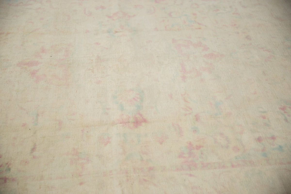 6x9 Vintage Distressed Bulgarian Polonaise Design Carpet