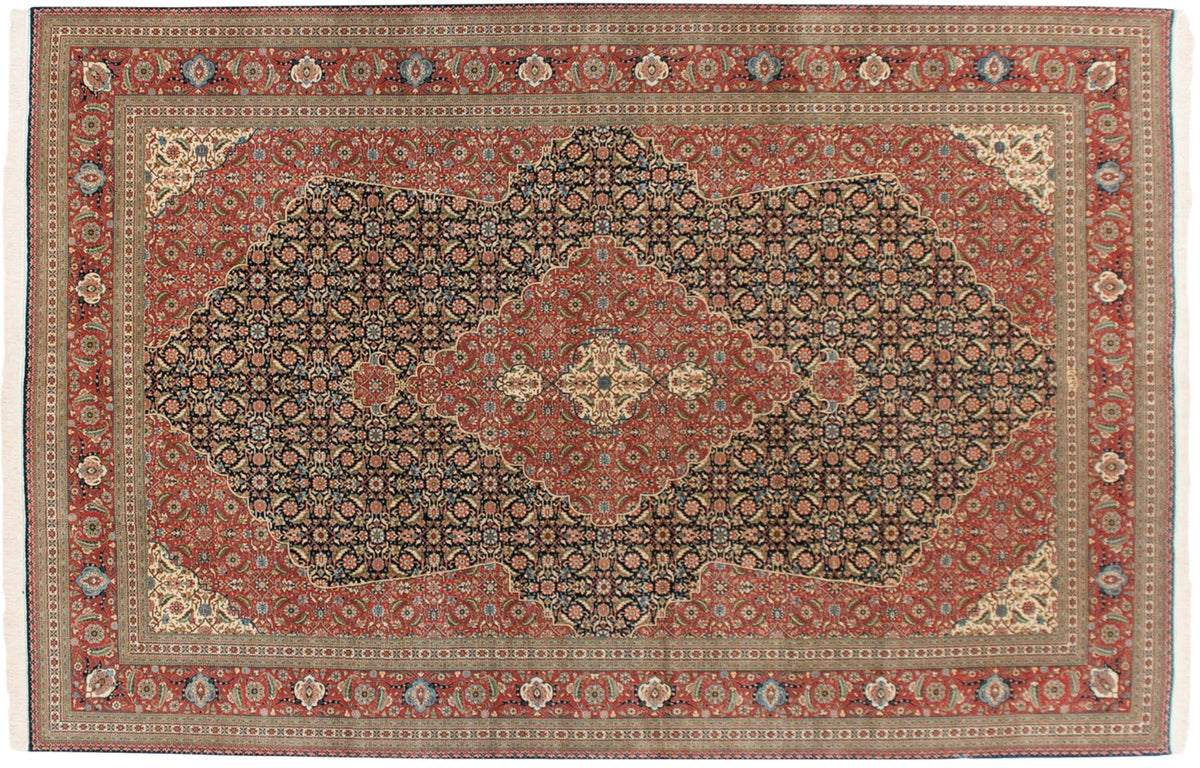 12x18 Vintage Bulgarian Tabriz Design Carpet