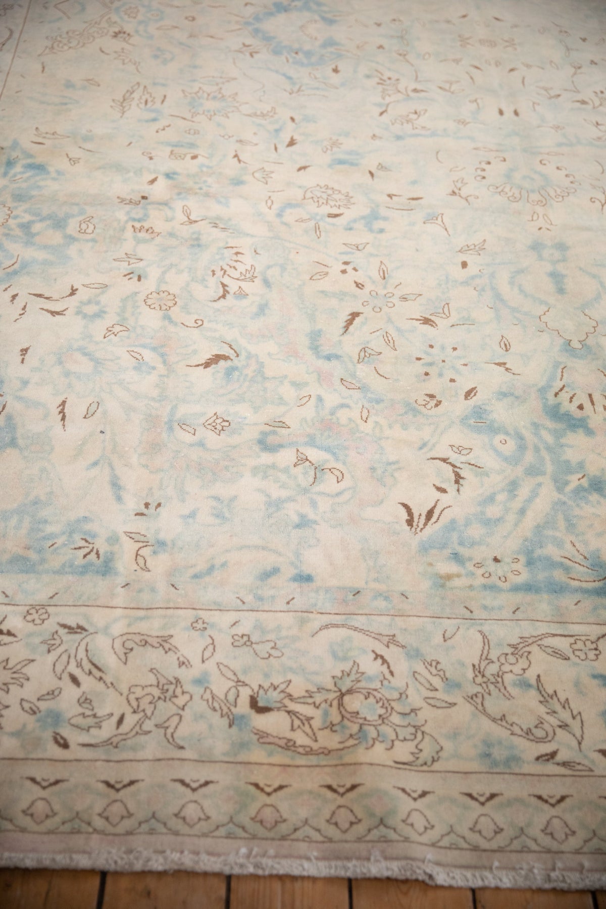 10x14 Vintage Distressed Bulgarian Polonaise Design Carpet