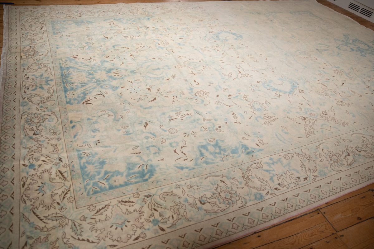 10x14 Vintage Distressed Bulgarian Polonaise Design Carpet