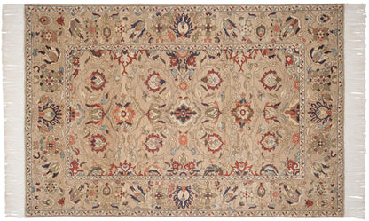 6x9 Vintage Armenian Sultanabad Design Carpet