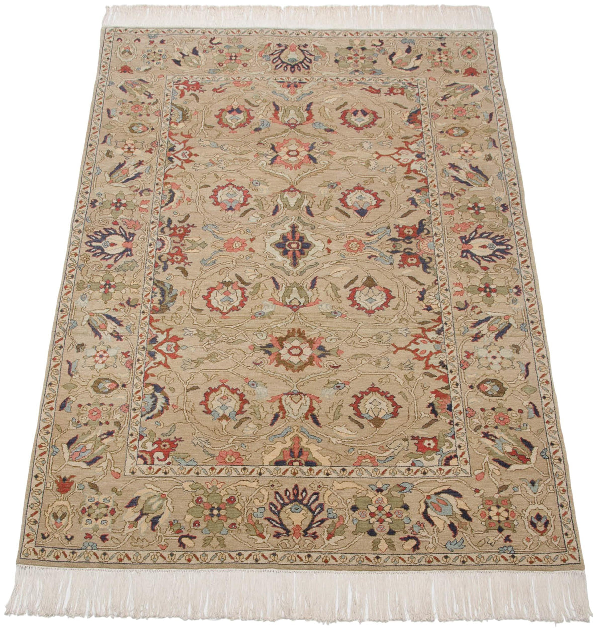 6x9 Vintage Armenian Sultanabad Design Carpet