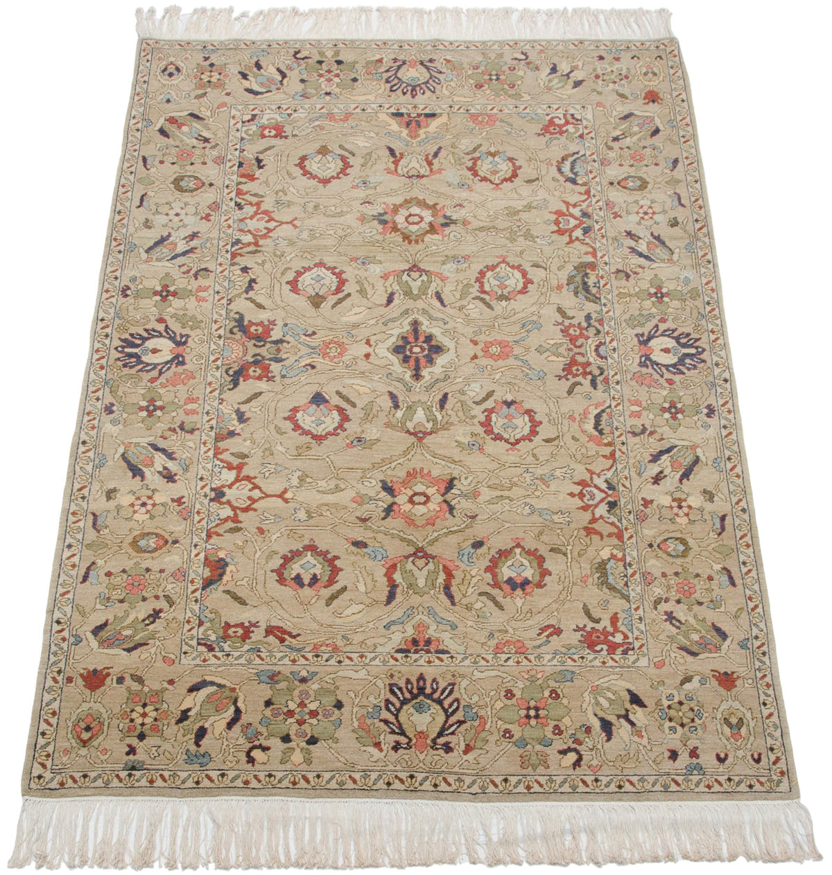 6x9 Vintage Armenian Sultanabad Design Carpet