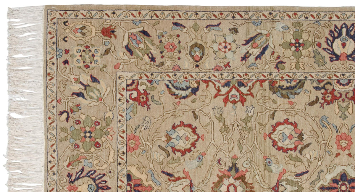 6x9 Vintage Armenian Sultanabad Design Carpet