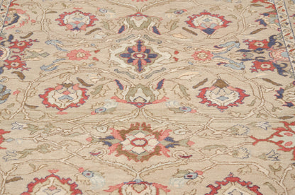 6x9 Vintage Armenian Sultanabad Design Carpet