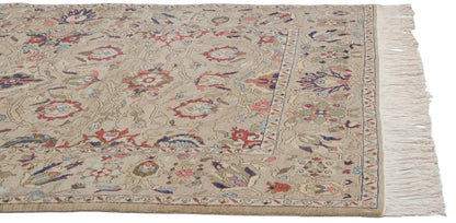 6x9 Vintage Armenian Sultanabad Design Carpet