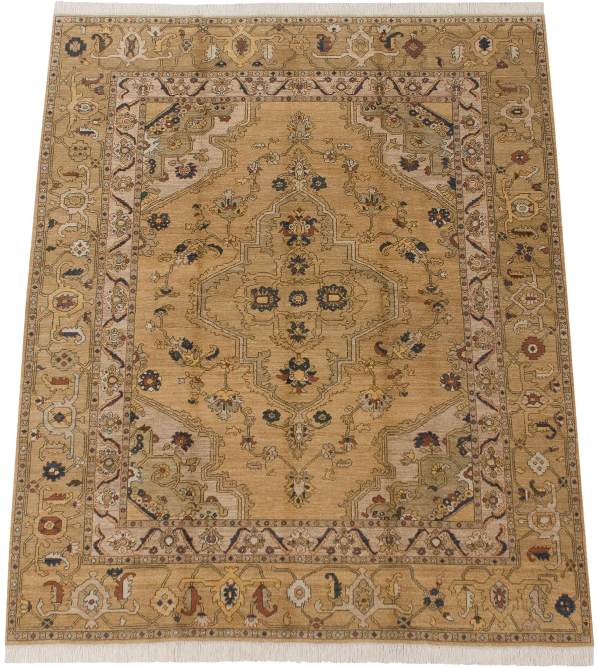8x10 Vintage Armenian Heriz Design Carpet