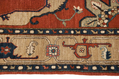 6x9 Vintage Armenian Serapi Design Carpet