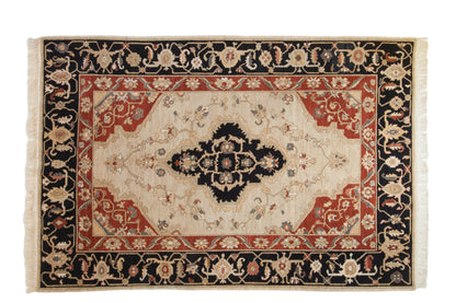 6x9 Vintage Armenian Serapi Design Carpet