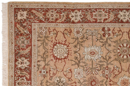 8x10 Vintage Armenian Sultanabad Design Carpet