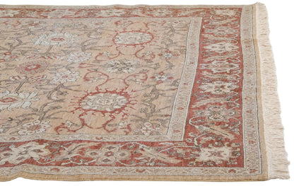 8x10 Vintage Armenian Sultanabad Design Carpet