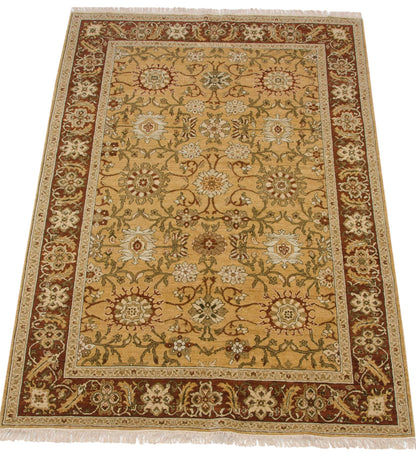 6x9 Vintage Armenian Sultanabad Design Carpet