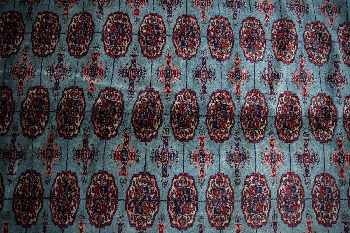 12x14.5 Vintage Fine Bokhara Carpet