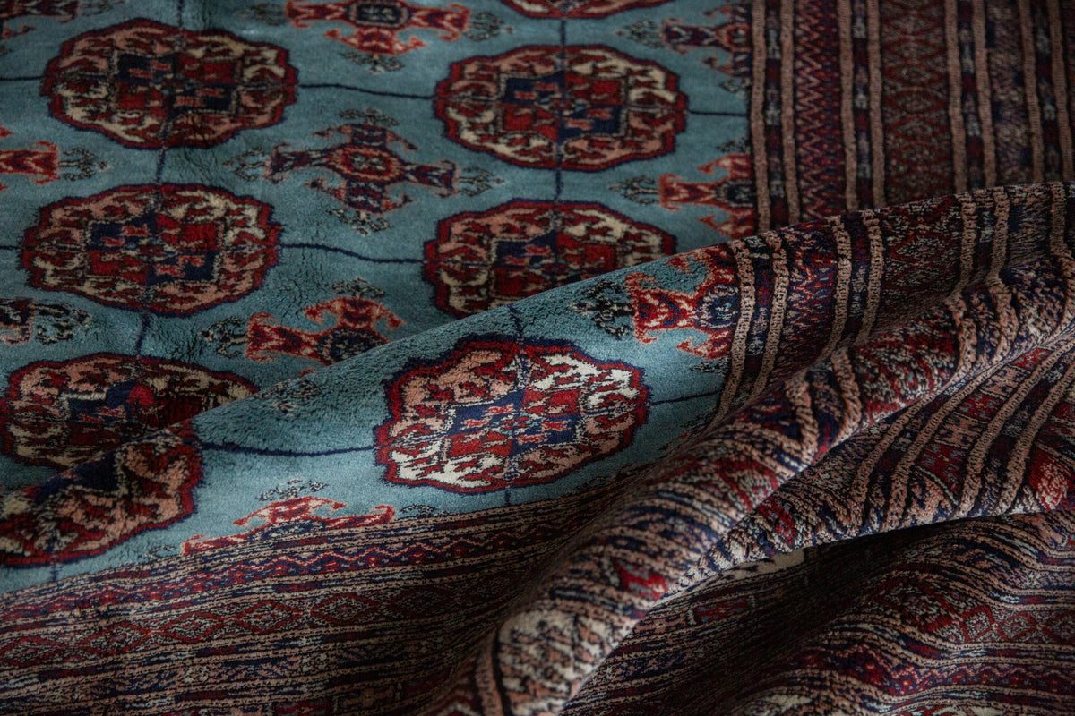 12x14.5 Vintage Fine Bokhara Carpet