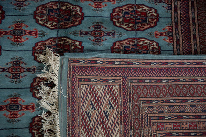 12x14.5 Vintage Fine Bokhara Carpet