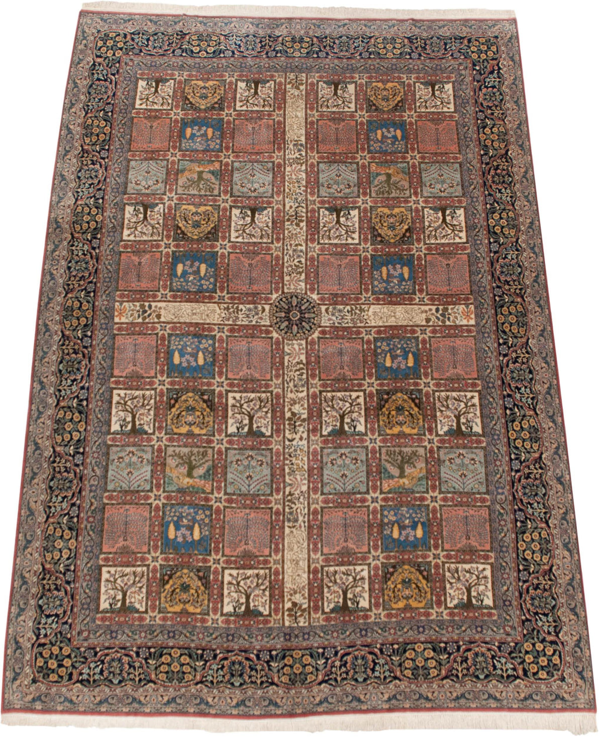 12x17.5 Vintage Bulgarian Kerman Design Carpet