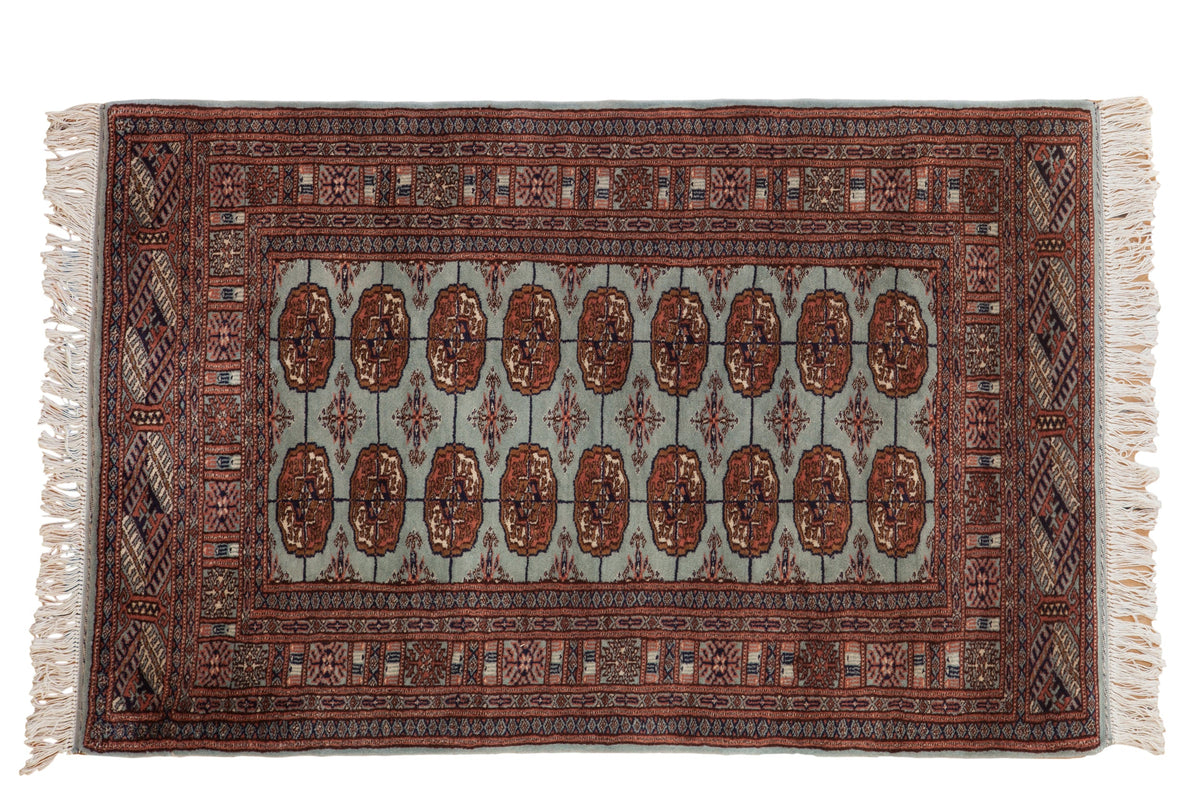 3x5 Vintage Fine Bokhara Rug