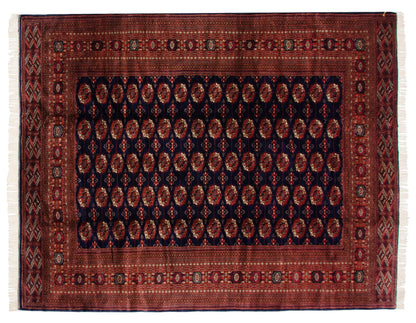 9x11.5 Vintage Fine Bokhara Carpet