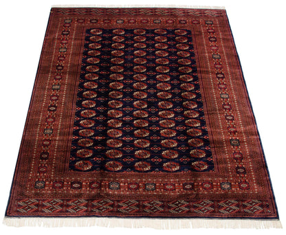 9x11.5 Vintage Fine Bokhara Carpet