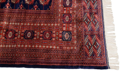 9x11.5 Vintage Fine Bokhara Carpet