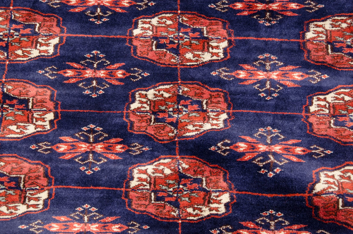 9x11.5 Vintage Fine Bokhara Carpet