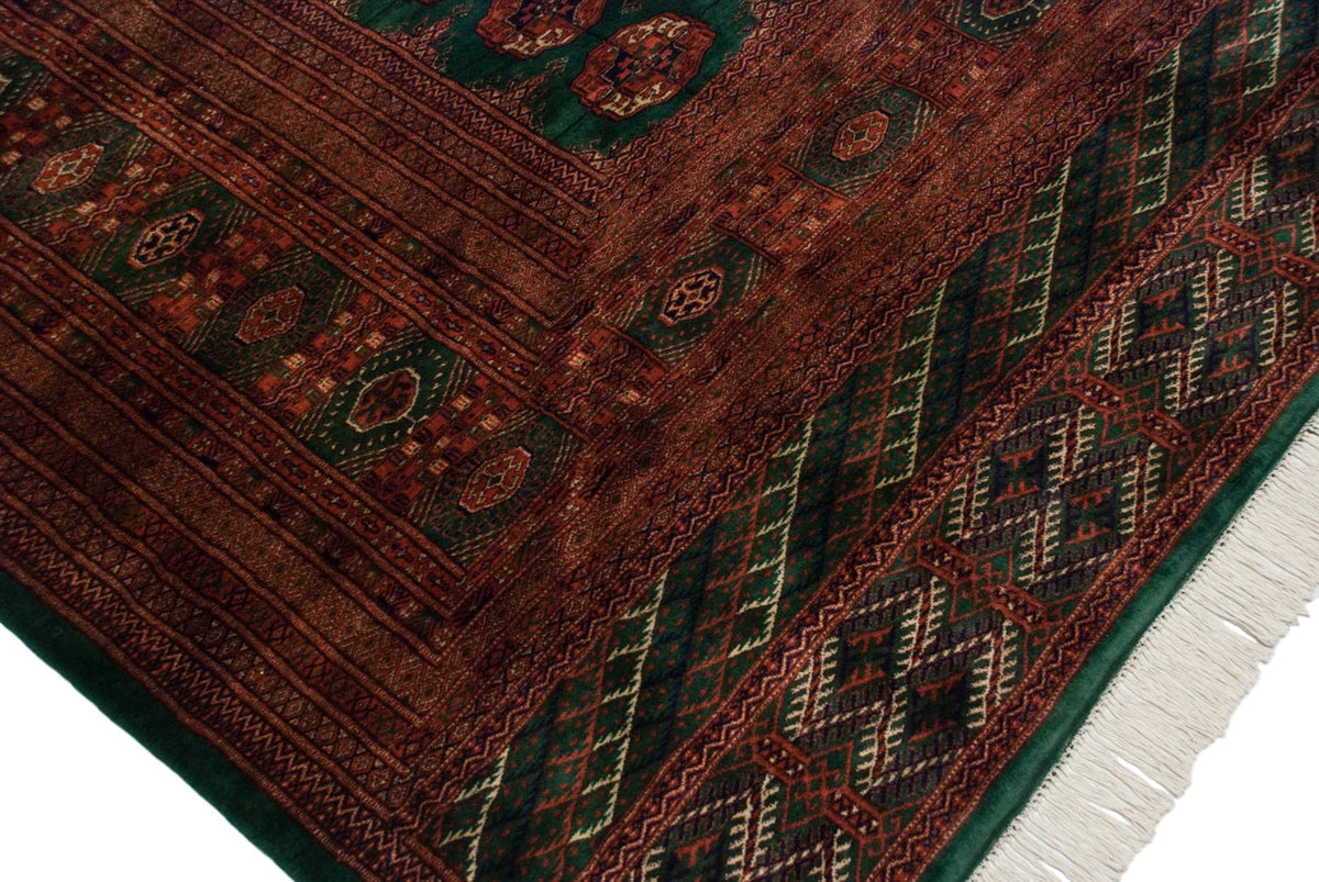 12x12.5 Vintage Fine Bokhara Square Carpet