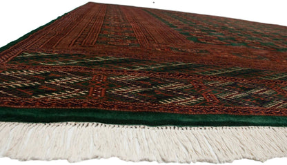 12x12.5 Vintage Fine Bokhara Square Carpet