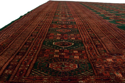 12x12.5 Vintage Fine Bokhara Square Carpet