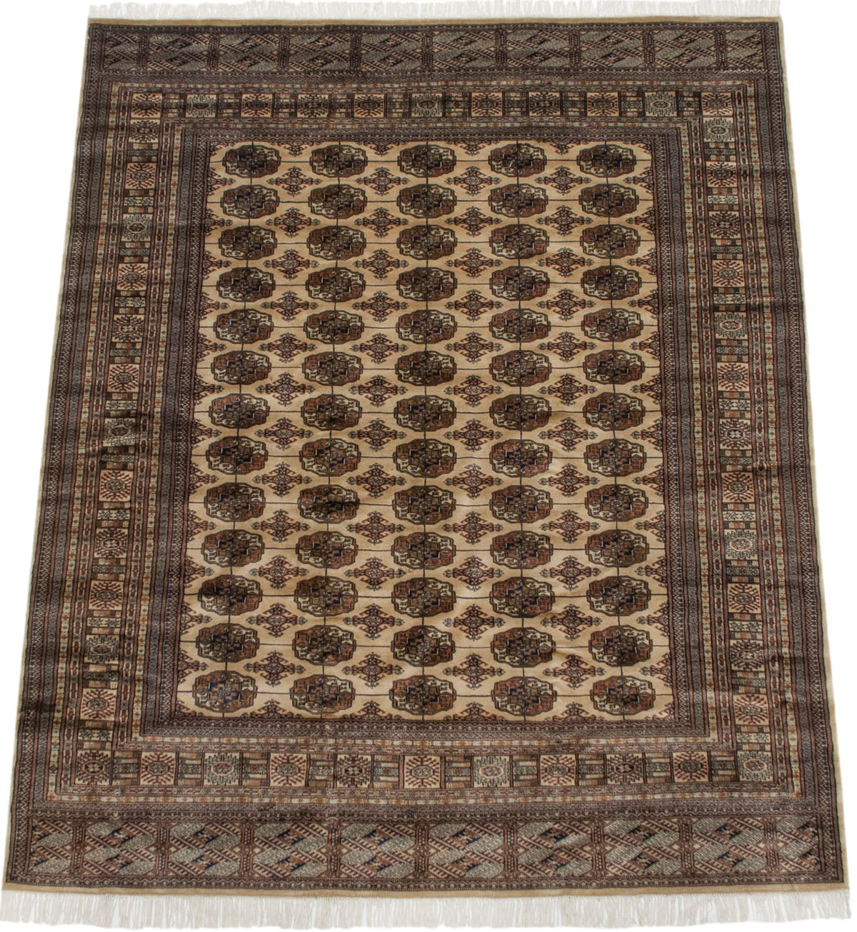 8x10 Vintage Fine Bokhara Carpet