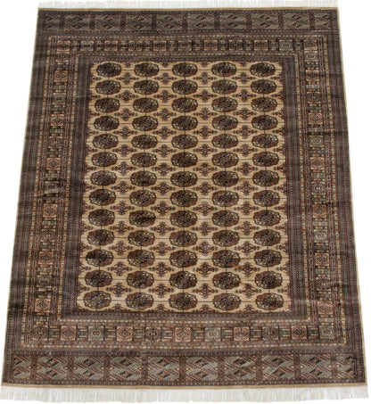 8x10 Vintage Fine Bokhara Carpet