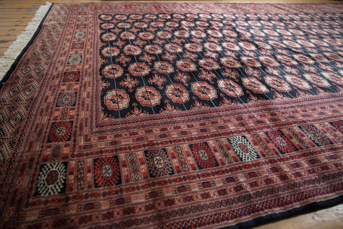 10x14 Vintage Fine Bokhara Carpet