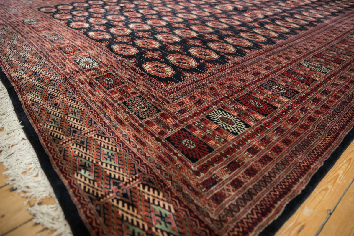 10x14 Vintage Fine Bokhara Carpet