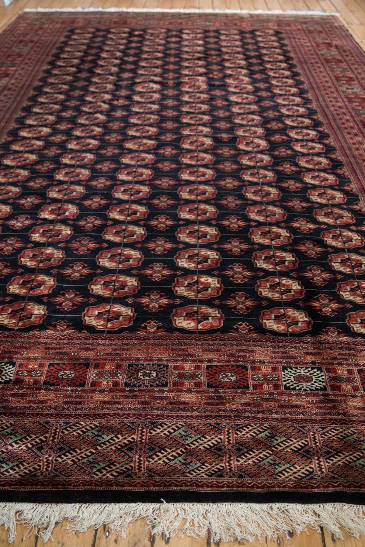 10x14 Vintage Fine Bokhara Carpet