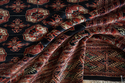 10x14 Vintage Fine Bokhara Carpet
