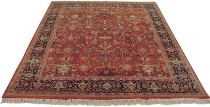 8x10 Vintage Indian Mahal Design Carpet