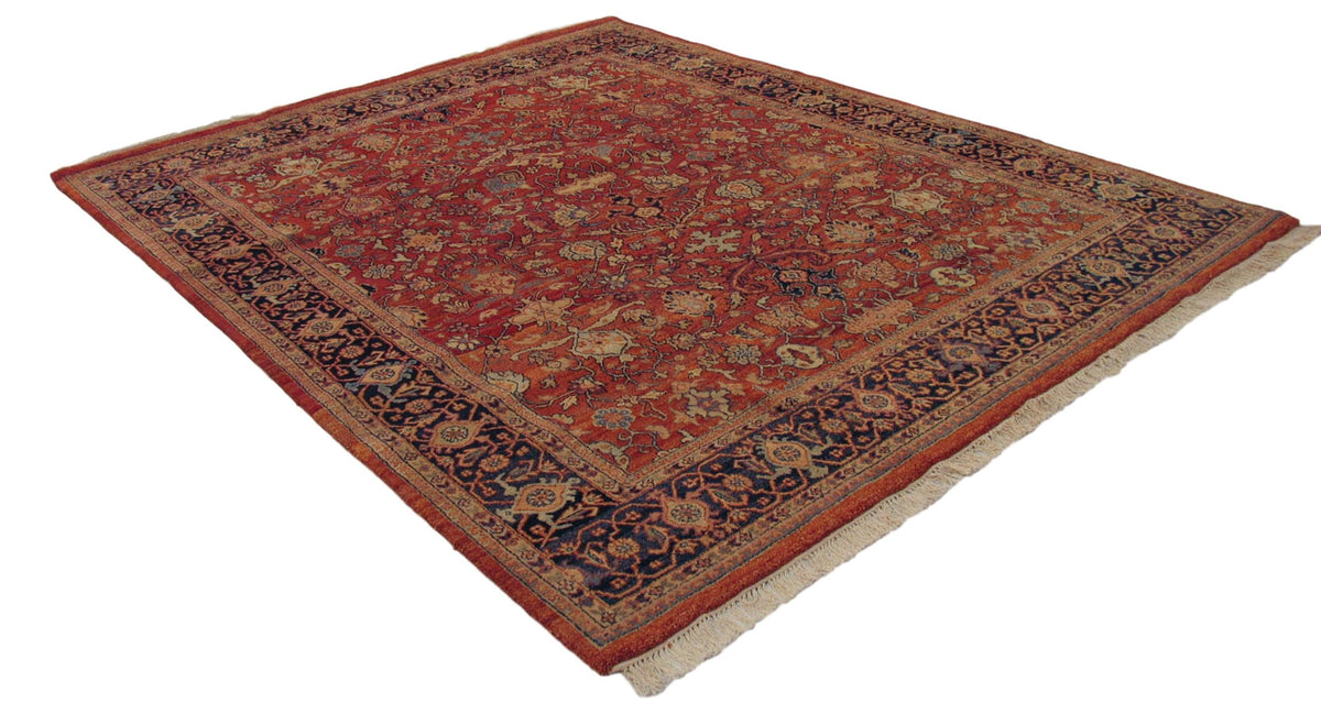 8x10 Vintage Indian Mahal Design Carpet