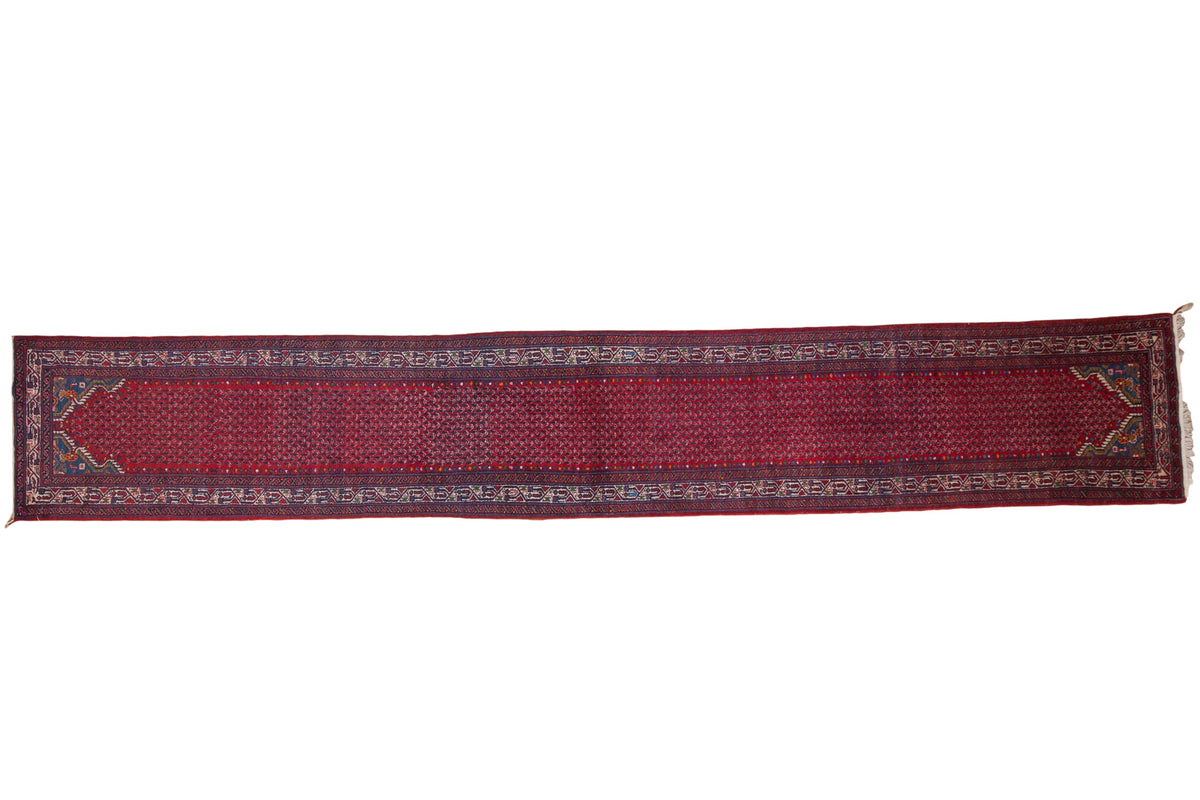 2.5x17 Vintage Tajabad Rug Runner