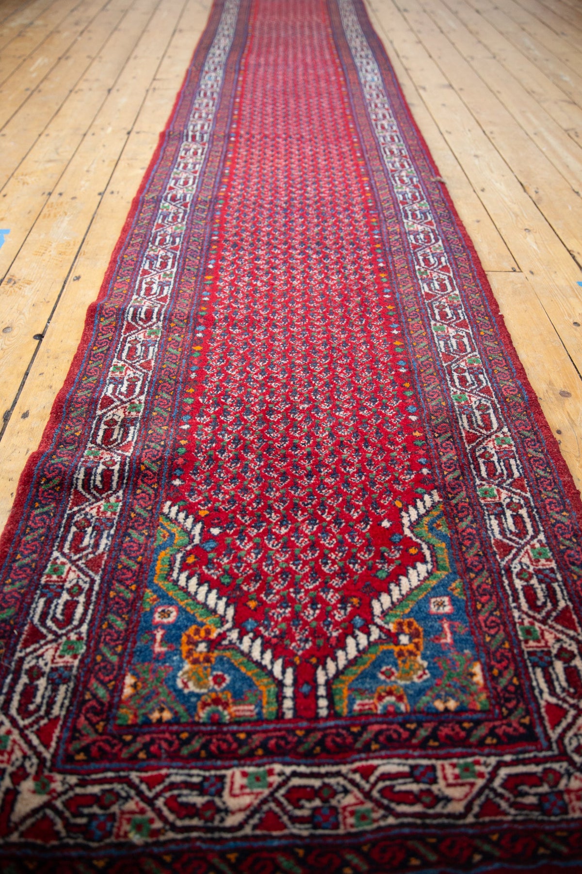 2.5x17 Vintage Tajabad Rug Runner