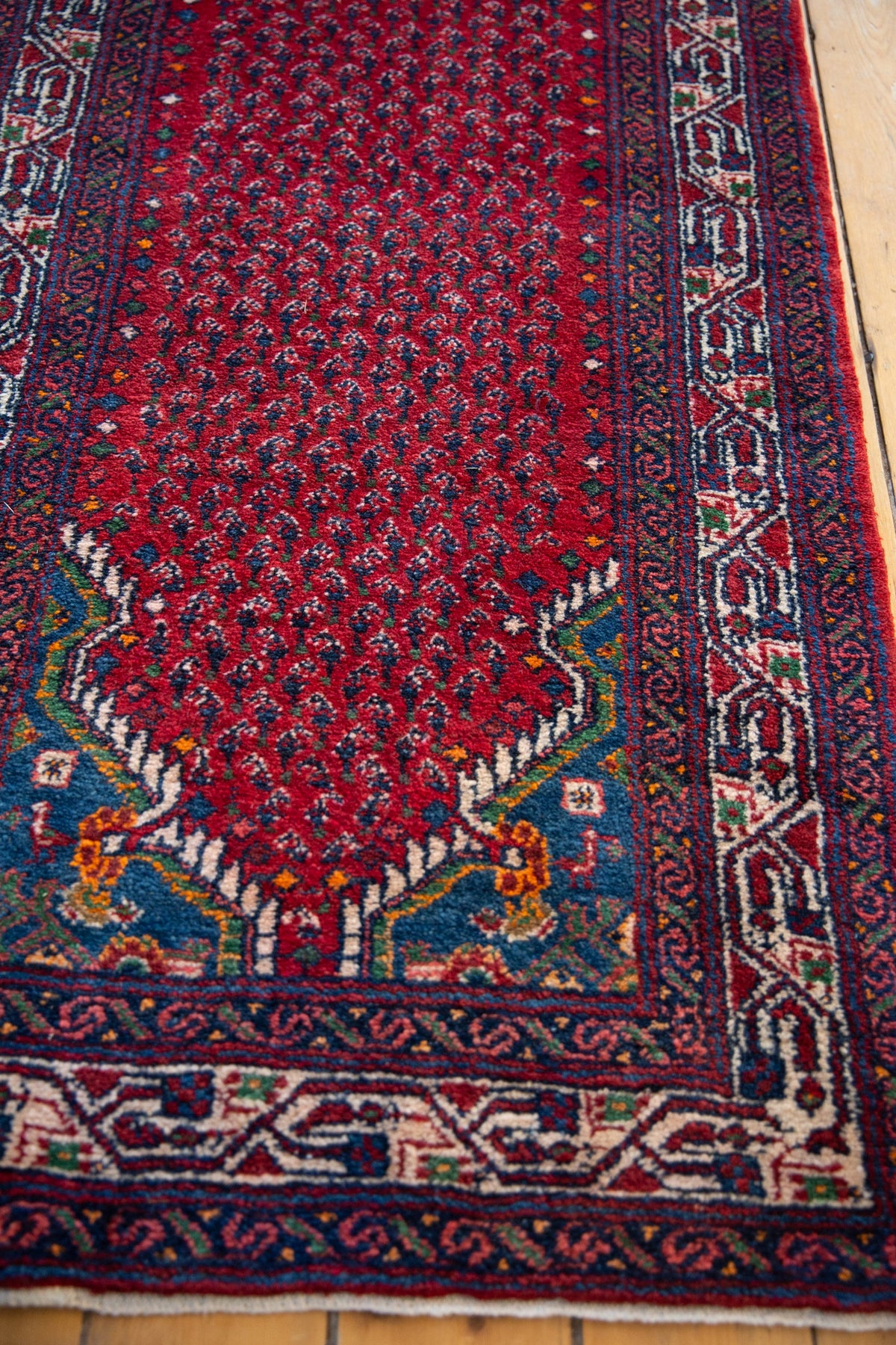 2.5x17 Vintage Tajabad Rug Runner
