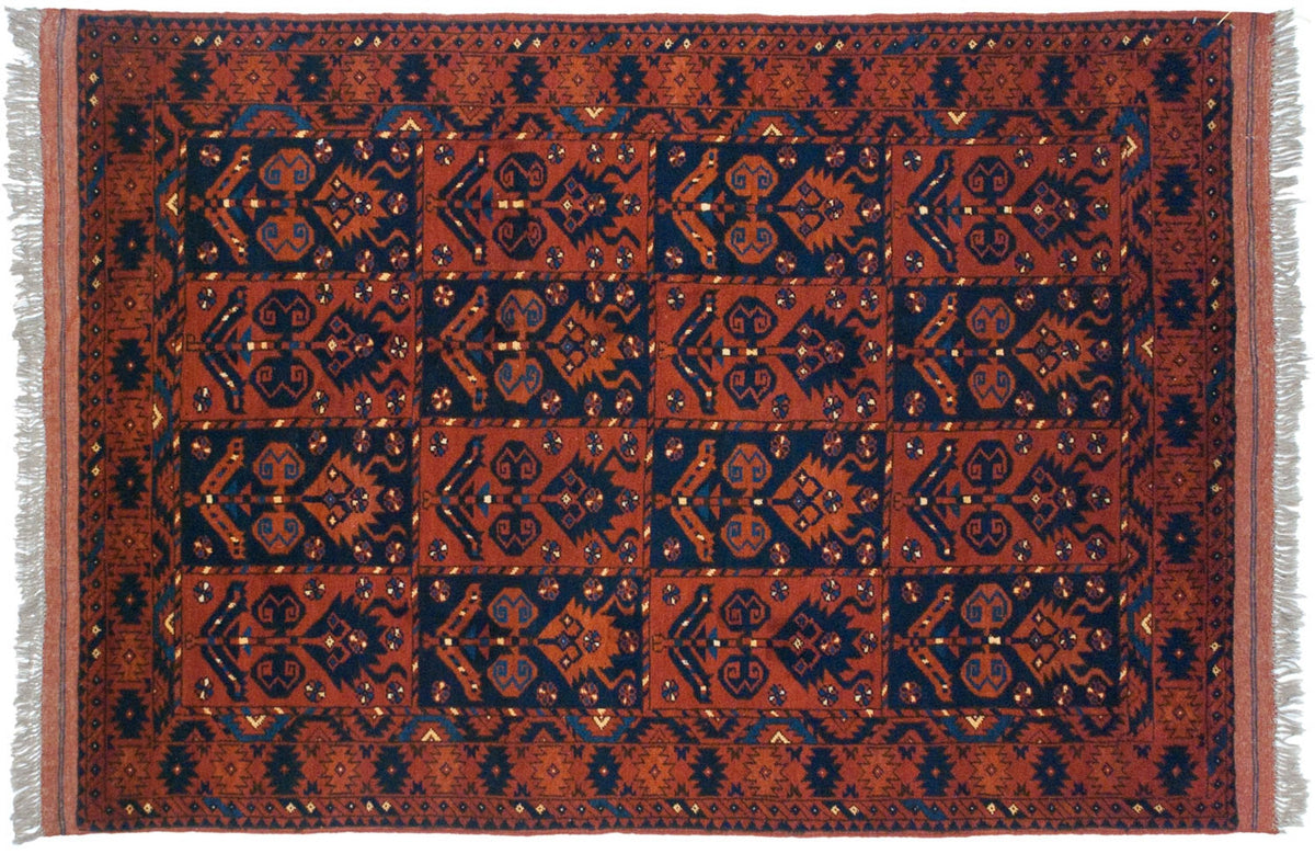 4x6 Vintage Taghan Rug