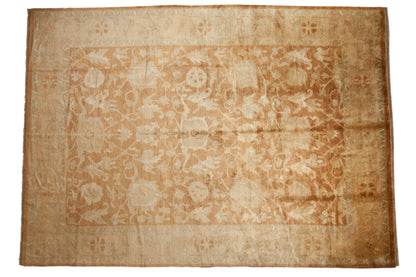 10x14 Vintage Gold Wash Indian Oushak Design Carpet