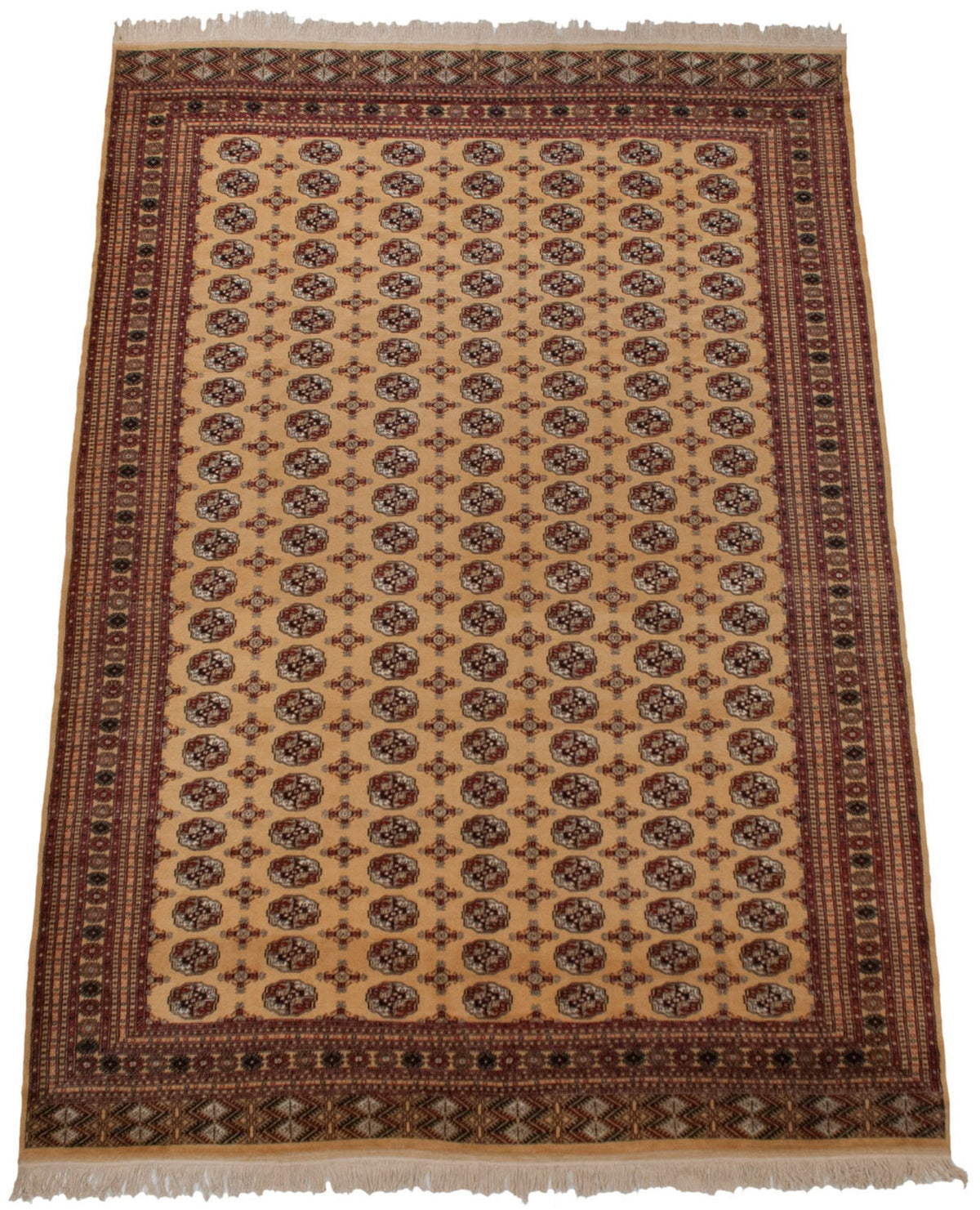 10x14.5 Vintage Bokhara Carpet