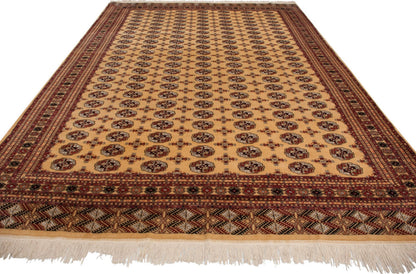 10x14.5 Vintage Bokhara Carpet