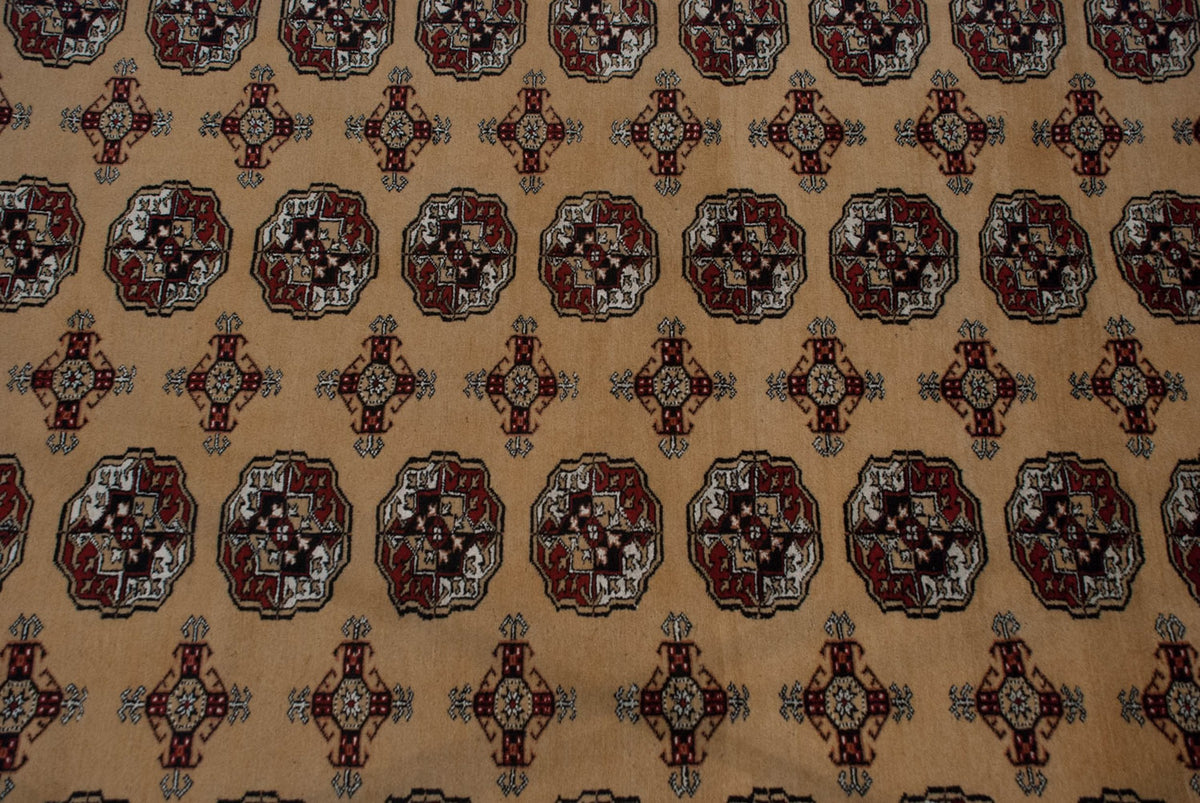 10x14.5 Vintage Bokhara Carpet