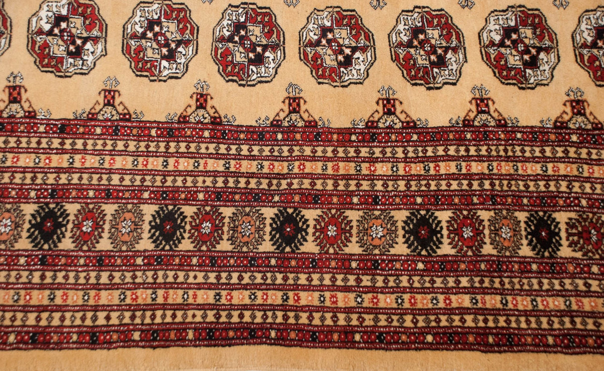 10x14.5 Vintage Bokhara Carpet
