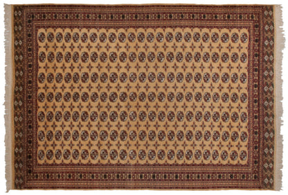 10x14.5 Vintage Bokhara Carpet